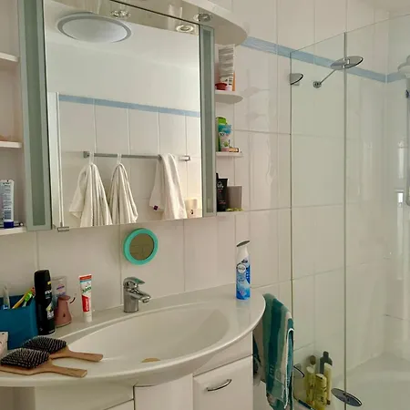 Quarto em Acomodações Particulares Wolkenzimmer Mit 140 Cm Bett Im Erdgeschoss Seligenstadt